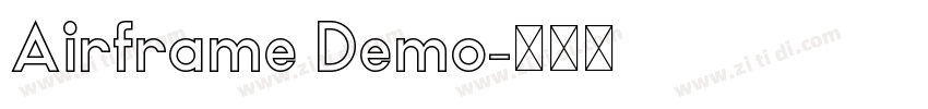 Airframe Demo字体转换